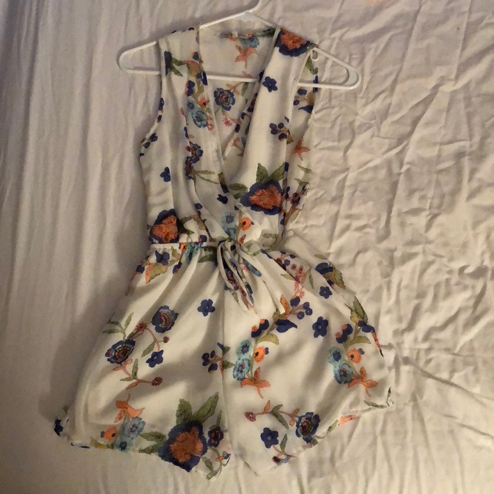flower romper- XS